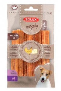 Pochoutka Mooky Premium drůbež/sýr M 3ks Zolux