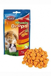 Trixie Drops s Karotenem a vitaminy Hlodavec 75g 