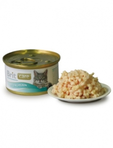 Brit Care Cat konzerva kuřecí prsa & sýr 80g