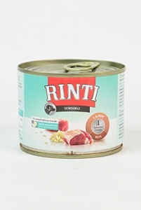 Rinti Dog Sensible konzerva jehně+rýže 185g