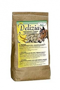 Pochoutka pro koně DELIZIA banán 25kg