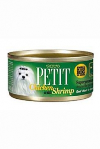 Petit Canned Chicken with Shrimp 80g