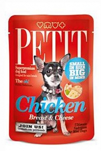 Petit Pouches Chicken Breast&Cheese 80g