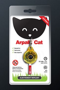 Elektr. odpuzovač klíšťat Arpalit Cat pro kočky 1ks