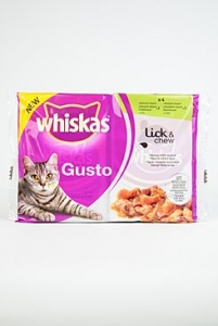 Whiskas kapsa Gusto L&C kuře/hovězí 4x85g