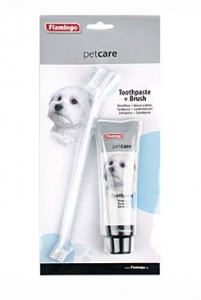Zubní pasta pro psy PETCARE 85g+zubní kartáček 