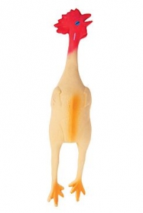 Hračka Pes Latex Kohout Chicken XL 45cm