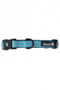 Obojek Alcott reflexní modrá S 25-35cm 1ks
