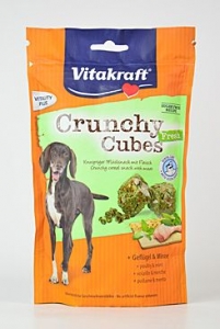 Vitakraft Dog pochoutka Crunchy kostky drůbeží s mátou