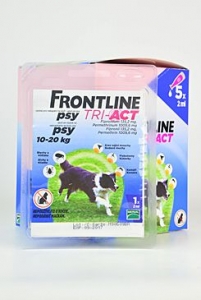 Frontline Tri-Act pro psy Spot-on M (10-20 kg) 1 pip