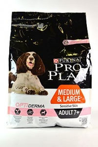 ProPlan Dog Adult 7+ Medium&Large Sens.Skin  3kg