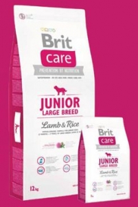 Brit Care Dog Junior Large Breed Lamb & Rice 12kg