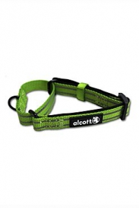 Obojek Alcott polostahovací refl. zelená L 45-66cm 1ks