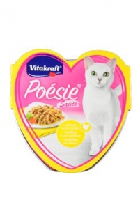 Vitakraft Cat Poésie konzerva šťáva kuře a zel. 85g
