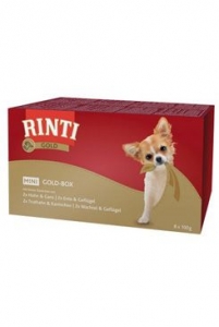 Rinti Dog Gold Mini vanička multipack 4x2x100g