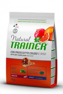 Trainer Natural Adult Medium Hovězí Rýže 12kg