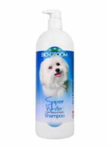 Šampon Bio-Groom Super White tónovací pes 946ml